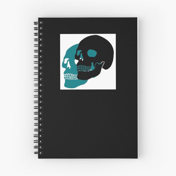 Item preview, Black and turquoise skulls  designed and sold by nellas1976.