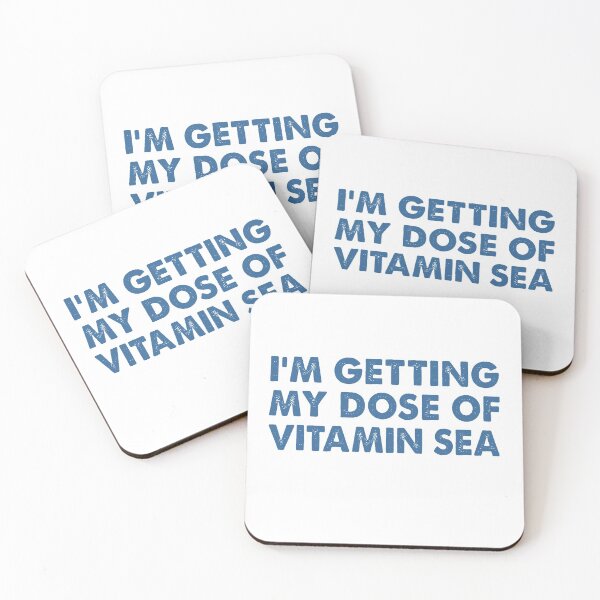 Item preview, Getting My Dose Of Vitamin Sea Beach Pun designed and sold by jaycartoonist.