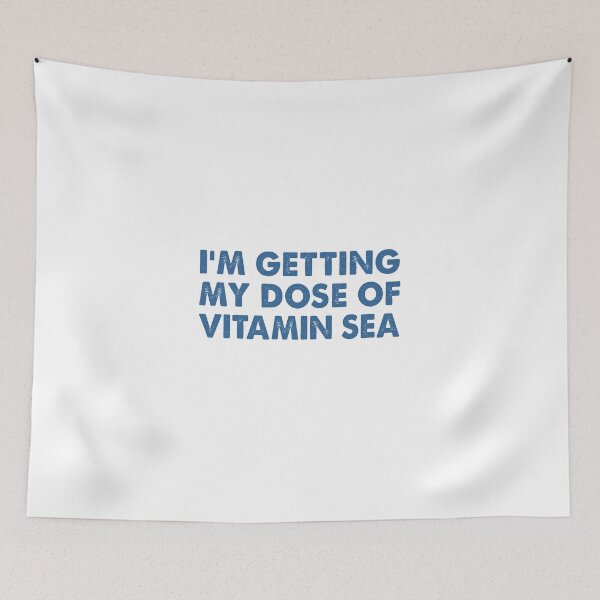 Item preview, Getting My Dose Of Vitamin Sea Beach Pun designed and sold by jaycartoonist.