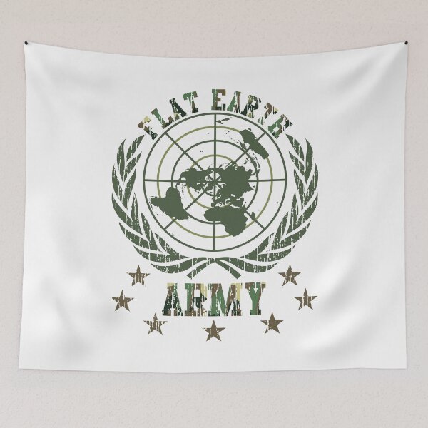 Item preview, Flat Earth Army Camouflage Text designed and sold by VectorDesigner.