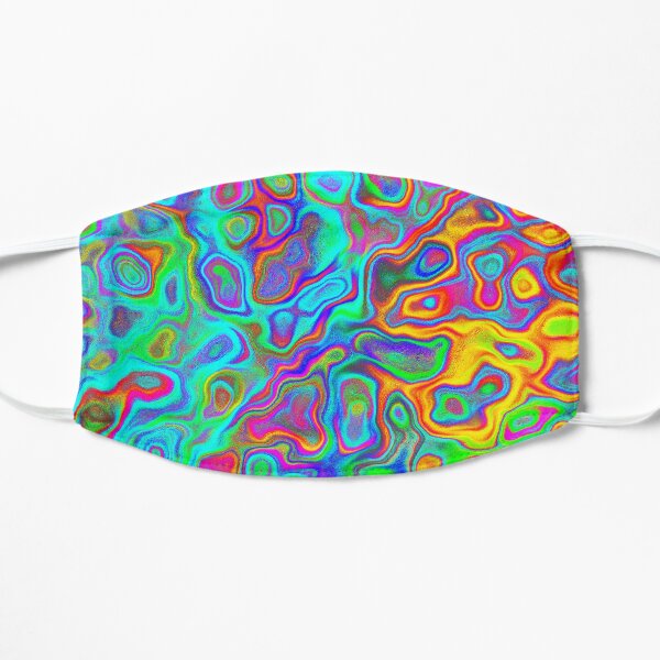 Psychedelic Spring Flat Mask