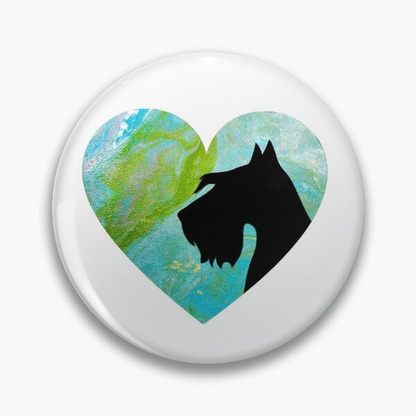 Item preview, Schnauzer Heart designed and sold by PaintedbyCarol.