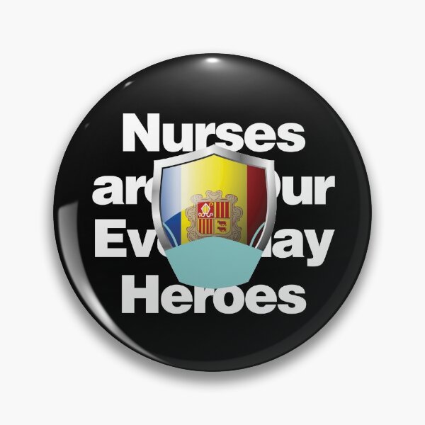 Item preview, Andorra Nurses are Everyday Heroes designed and sold by HelloFromAja.