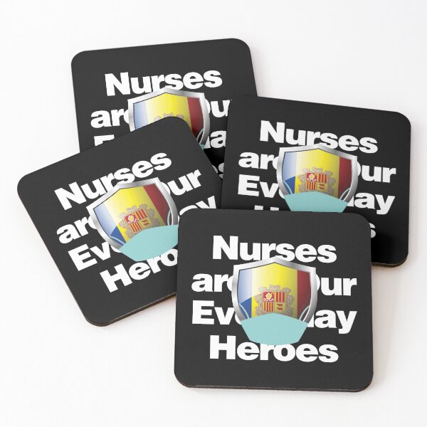 Item preview, Andorra Nurses are Everyday Heroes designed and sold by HelloFromAja.