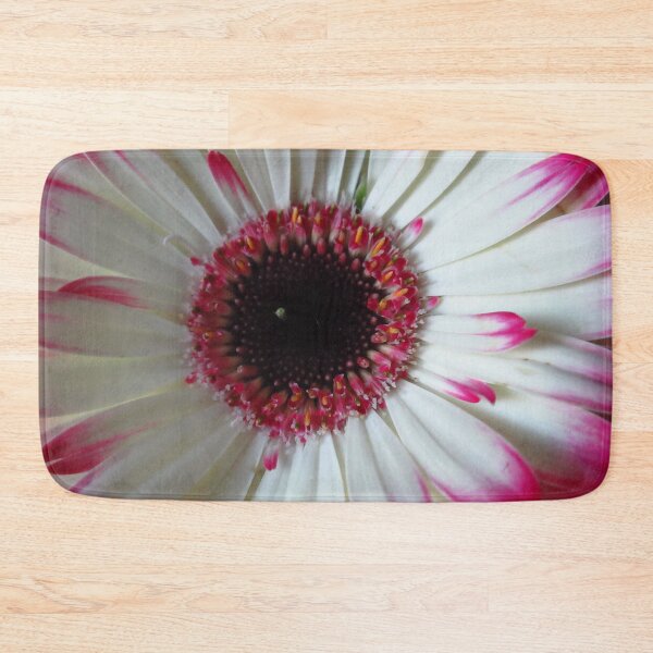 Item preview, blossomed - enchanting gerbera flower in white and pink designed and sold by rhnaturestyles.