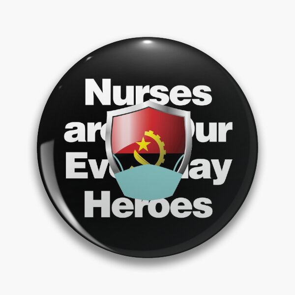 Item preview, Angola Nurses are Everyday Heroes designed and sold by HelloFromAja.