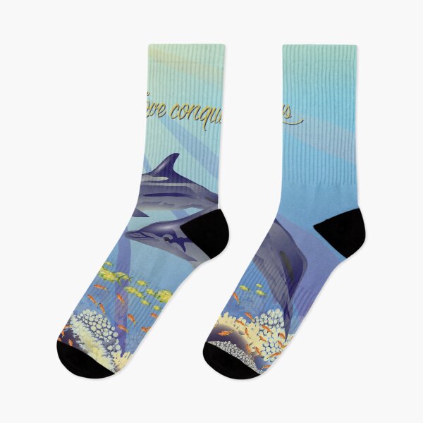Item preview, Dolphin Love Underwater designed and sold by ginkodragon.