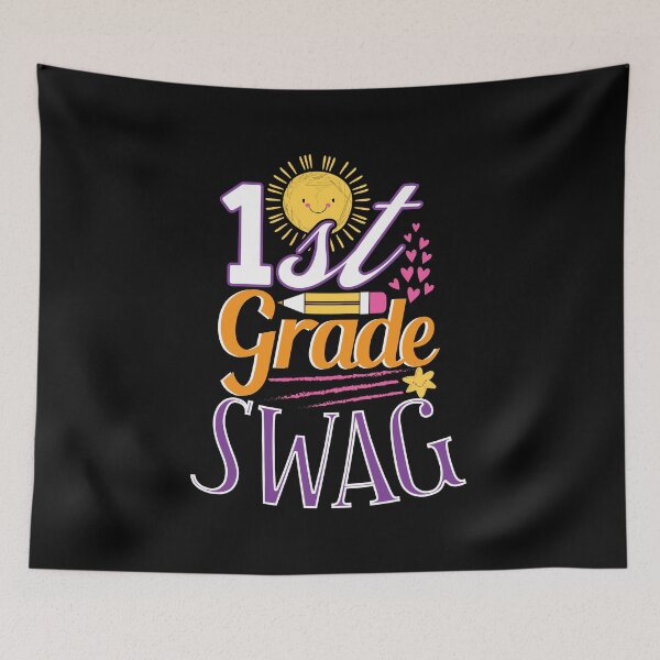 Item preview, 1st Grade Swag Funny Girl Elementary School Student designed and sold by Tee Kaboom!.