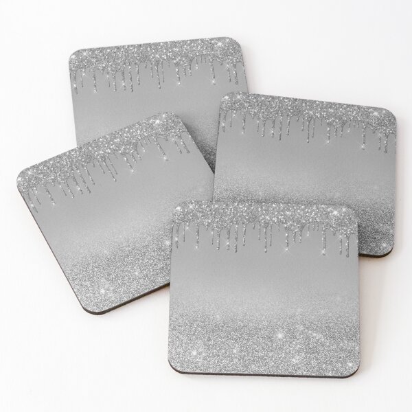Item preview, Silver Dripping Glitter  designed and sold by Image NDesign.