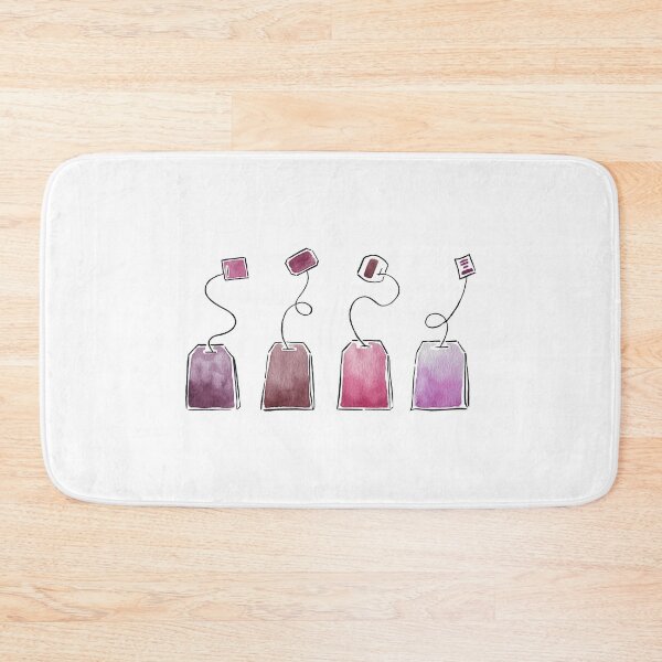 Aperçu de l'œuvre Sachets de thé rose créée et vendue par Marie Funseth.