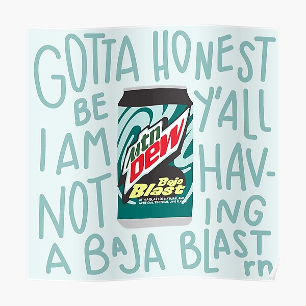 Baja Blast Posters | Redbubble