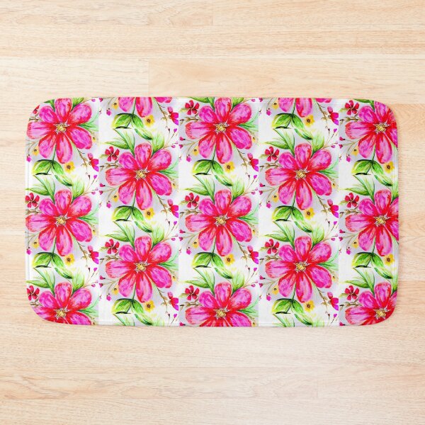 Item preview, Big watercolor pink flower designed and sold by SpringCandy.