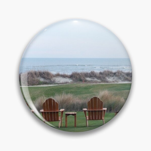 Item preview, Chairs at the Ocean Course 18th Green designed and sold by Catherine Sherman.