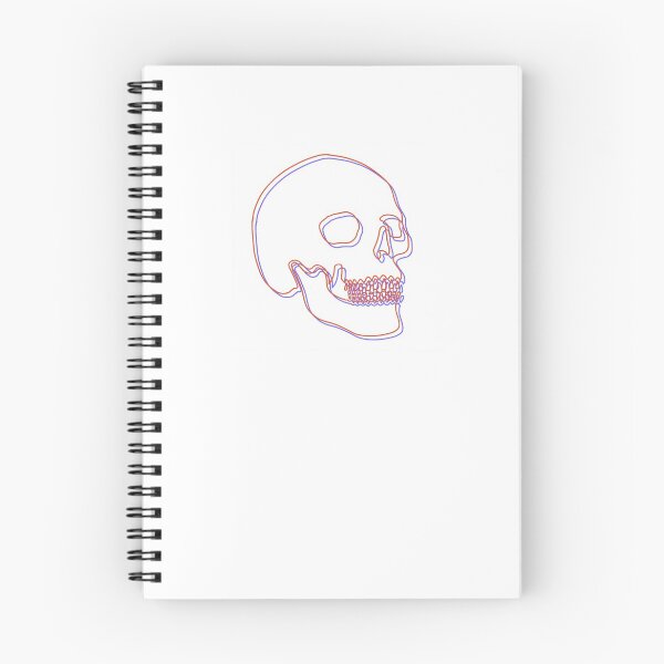 Item preview, Trippy skulls line drawing  designed and sold by nellas1976.