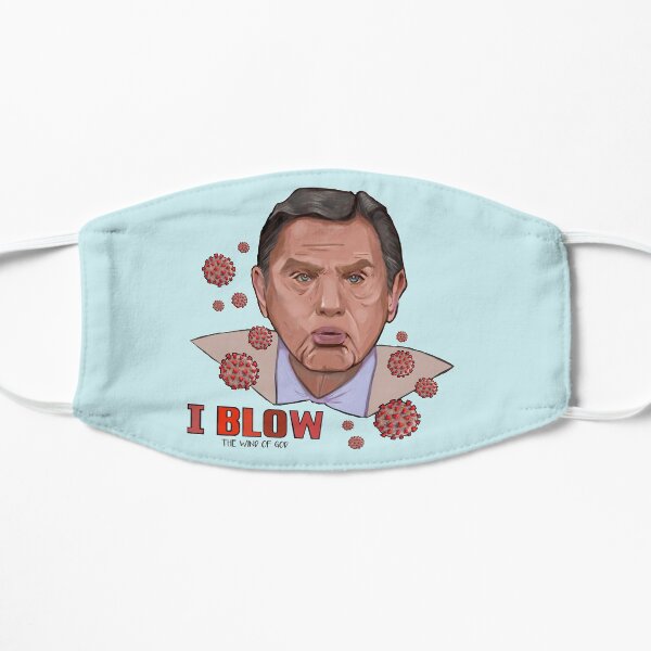 Coronavirus Kenneth Copeland : I blow the wind of god covid 19 Flat Mask