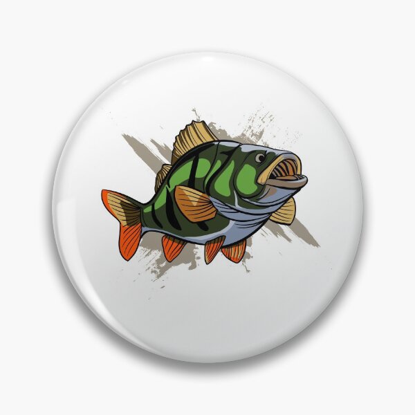 Artikelvorschau, Barsch T-shirt Raubfisch Angeln entworfen und verkauft von TigerSoulDesign.