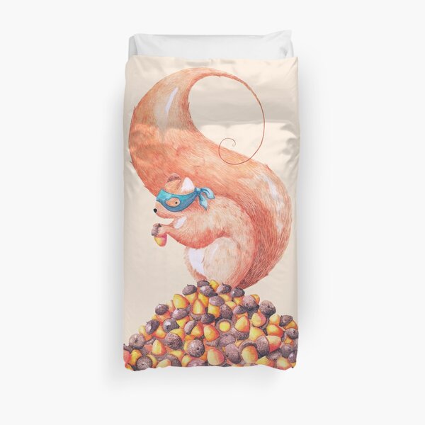 The Bandit Squirrel Duvet Cover