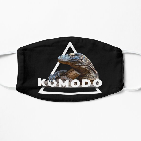 Komodo Dragon Monitor Lizard Reptile Nature Flat Mask