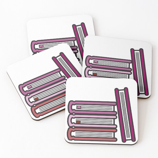Item preview, Lesbian Pride Flag Book Stack designed and sold by landiceleigh.