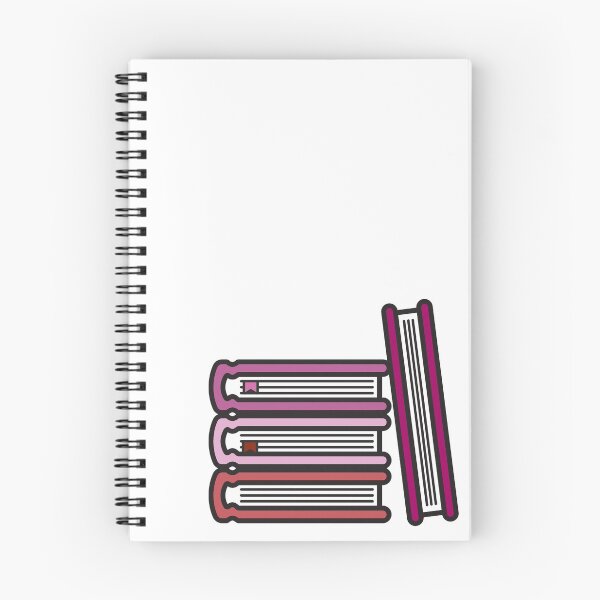 Item preview, Lesbian Pride Flag Book Stack designed and sold by landiceleigh.