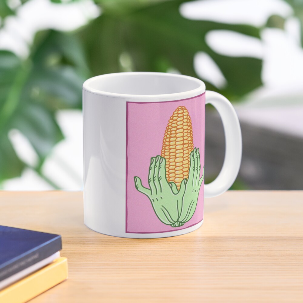 "CORN" Mug by libbyposts Redbubble
