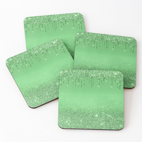 Item preview, Green Glitter Drip designed and sold by Image NDesign.