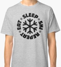 Eat Sleep Ski Repeat Classic T-Shirt