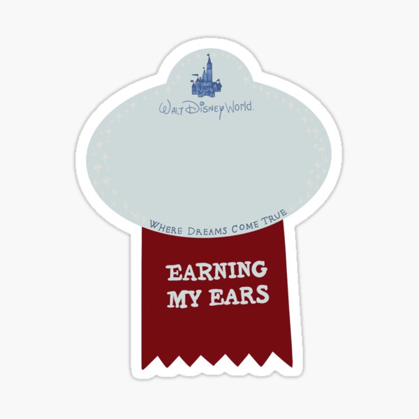 earning-my-ears-name-tag-cast-member-sticker-for-sale-by