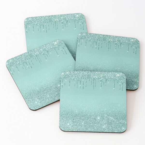 Item preview, Mint Glitter Drip designed and sold by Image NDesign.