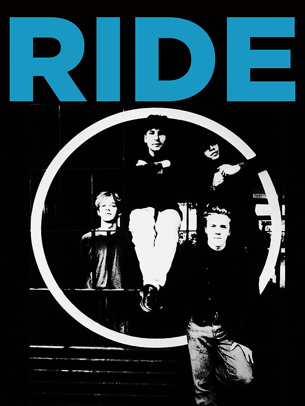 "Ride band T shirt (1992)" Stickers by cultcine Redbubble