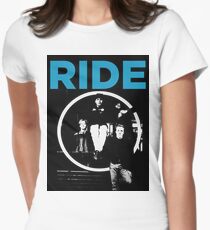 Ride - band T shirt (1992) Women's Fitted T-Shirt