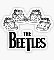 the beetles t-shirt Sticker