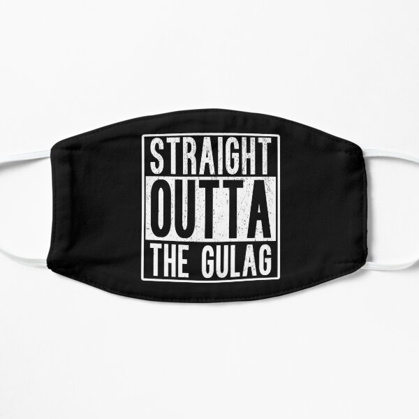 Straight Outta The Gulag Flat Mask