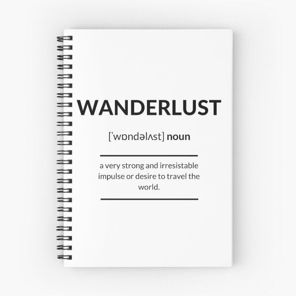 Item preview, Wanderlust Definition | Dictionary Collection designed and sold by Designschmiede.
