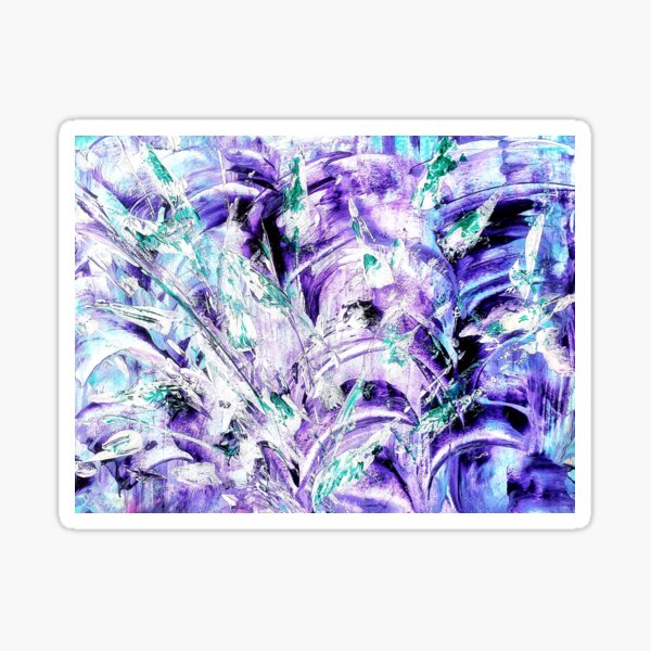 Purple garden Sticker