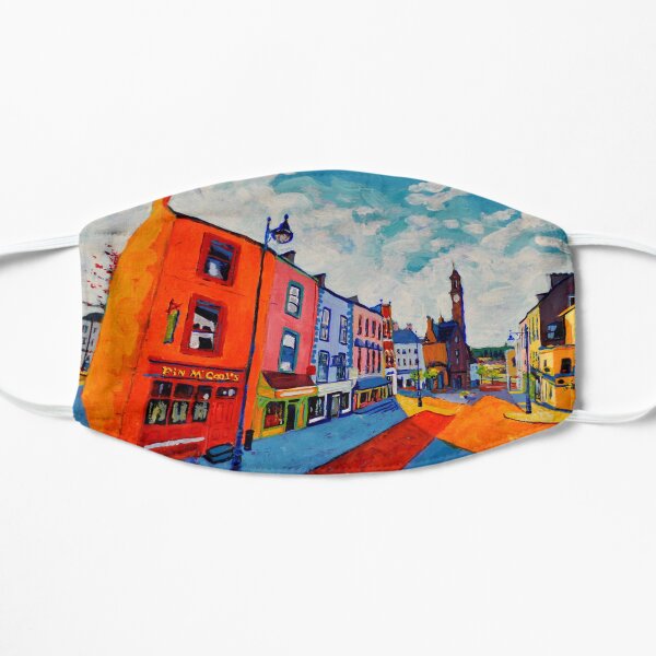 Ballyshannon. Main Street. Donegal, Ireland Mask