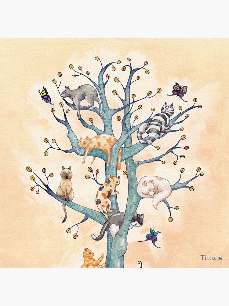The tree of cat life by Timone