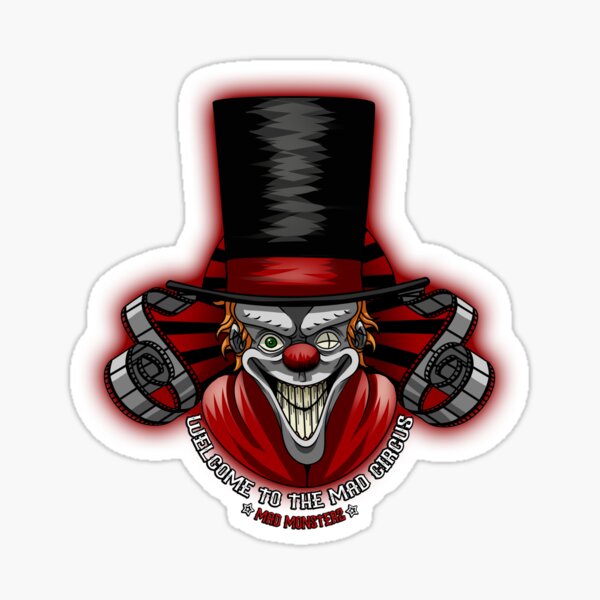 Mad Circus Theme by Mad Monsterz Sticker