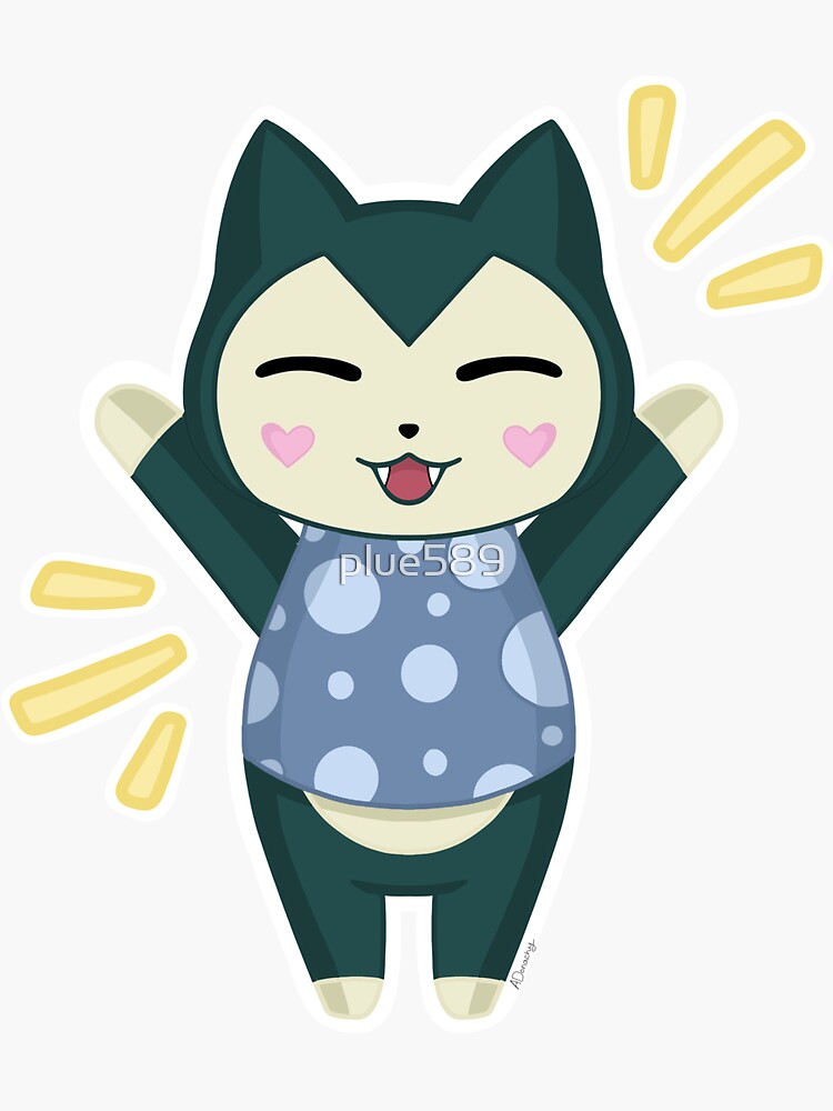 "Cute Animal Crossing Villager" Sticker by plue589 | Redbubble