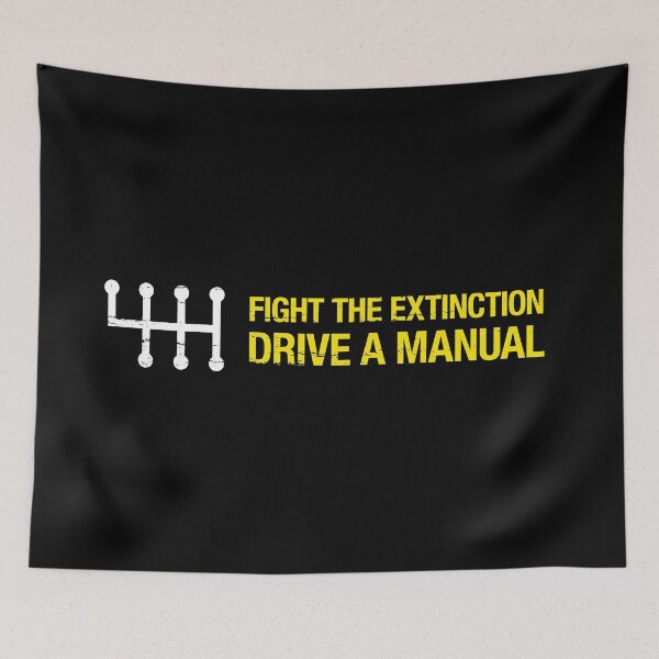 Item preview, Fight the Extinction, Drive a Manual designed and sold by ApexFibers.