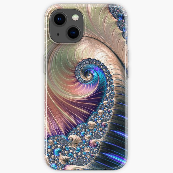 "Fractal Swirl" iPhone Soft Case