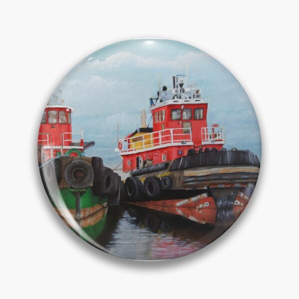 Item preview, Tugboats on Penobscot Bay  designed and sold by mary hughes.