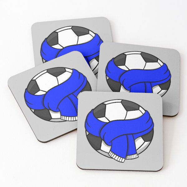 Item preview, Dark Blue Scarf Football Fan designed and sold by MooieProducts.
