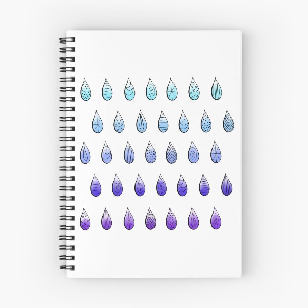 Item preview, Watercolor Raindrop Ombré Pattern designed and sold by PhilocalyPhoto.