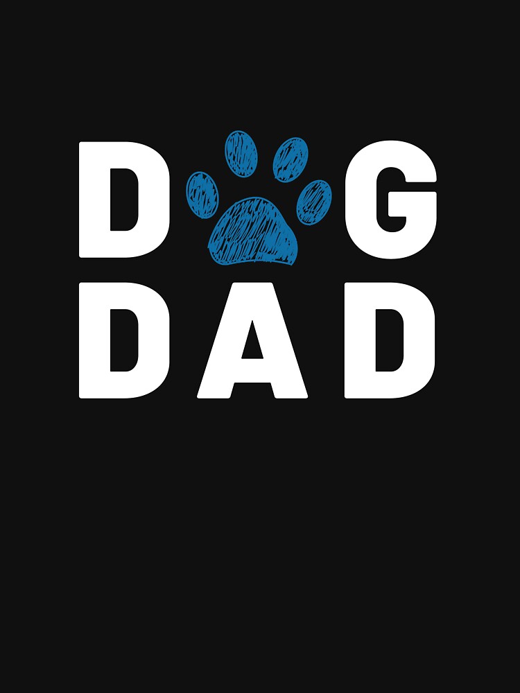 Dog Dad Paw Print by lianasanders