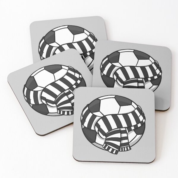 Item preview, Black and White Striped Football Fan designed and sold by MooieProducts.