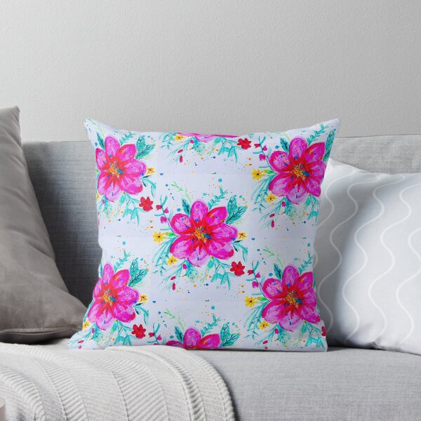 Item preview, Watercolor Anna Big Pink Flower designed and sold by SpringCandy.