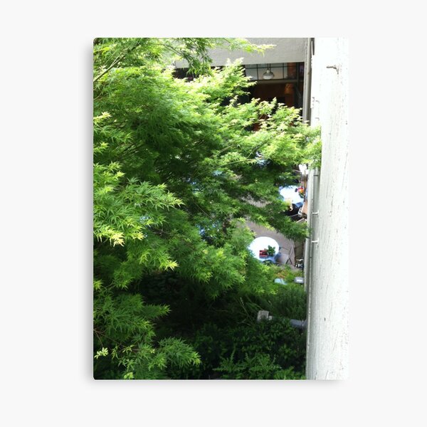 Sidewalk cafe - Emmett Watson - Seattle Canvas Print