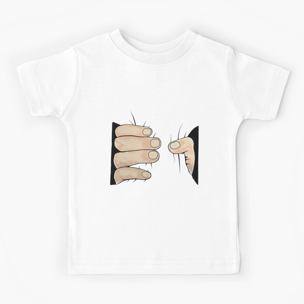 Funny Hands Print Shirt Humor Top Two Hands on Boobs T-Shirt
