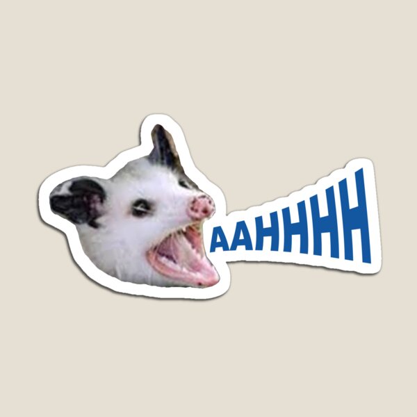 Aperçu de l'œuvre Opossum AAHHHHHH créée et vendue par marykatebuckman.